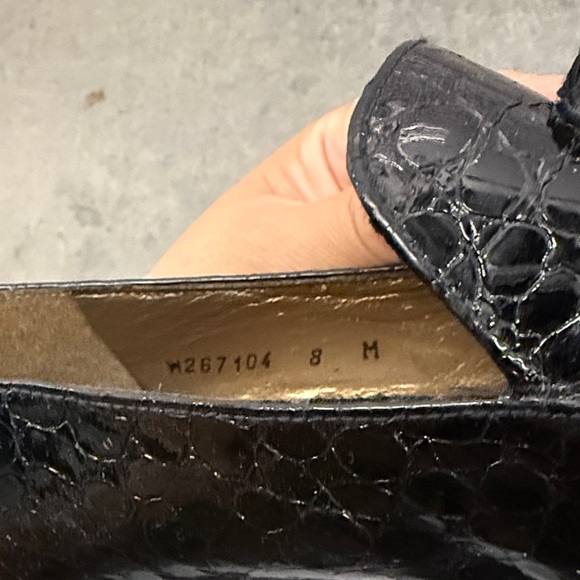 Stuart Weitzman Glossy Black Tassel Loafers - Picture 5 of 5